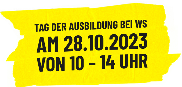 Tag der Ausbildung bei WS am 28.10.2023